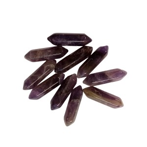Amethyst Double Terminated Points (Therapy Wand) 30-35mm (10 Pcs) Amethyst Double Terminated Points (Therapy Wand) 30-35mm (10 Pcs)
